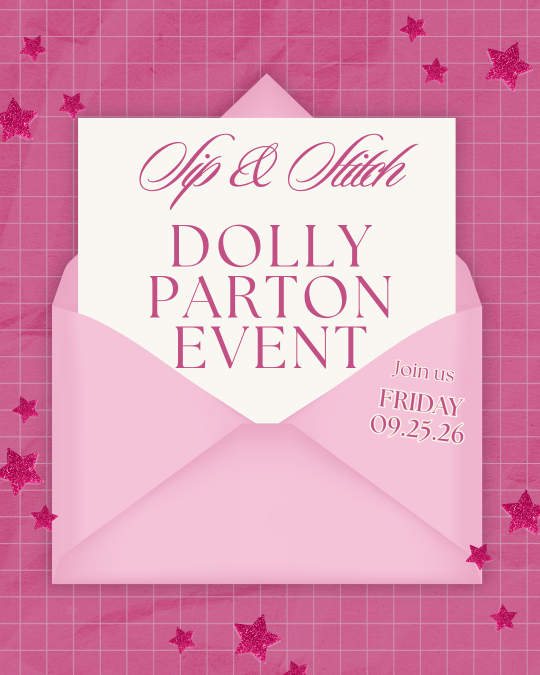 Sip & Stitch September 25th