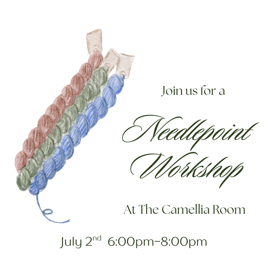 July Needlepoint Workshop