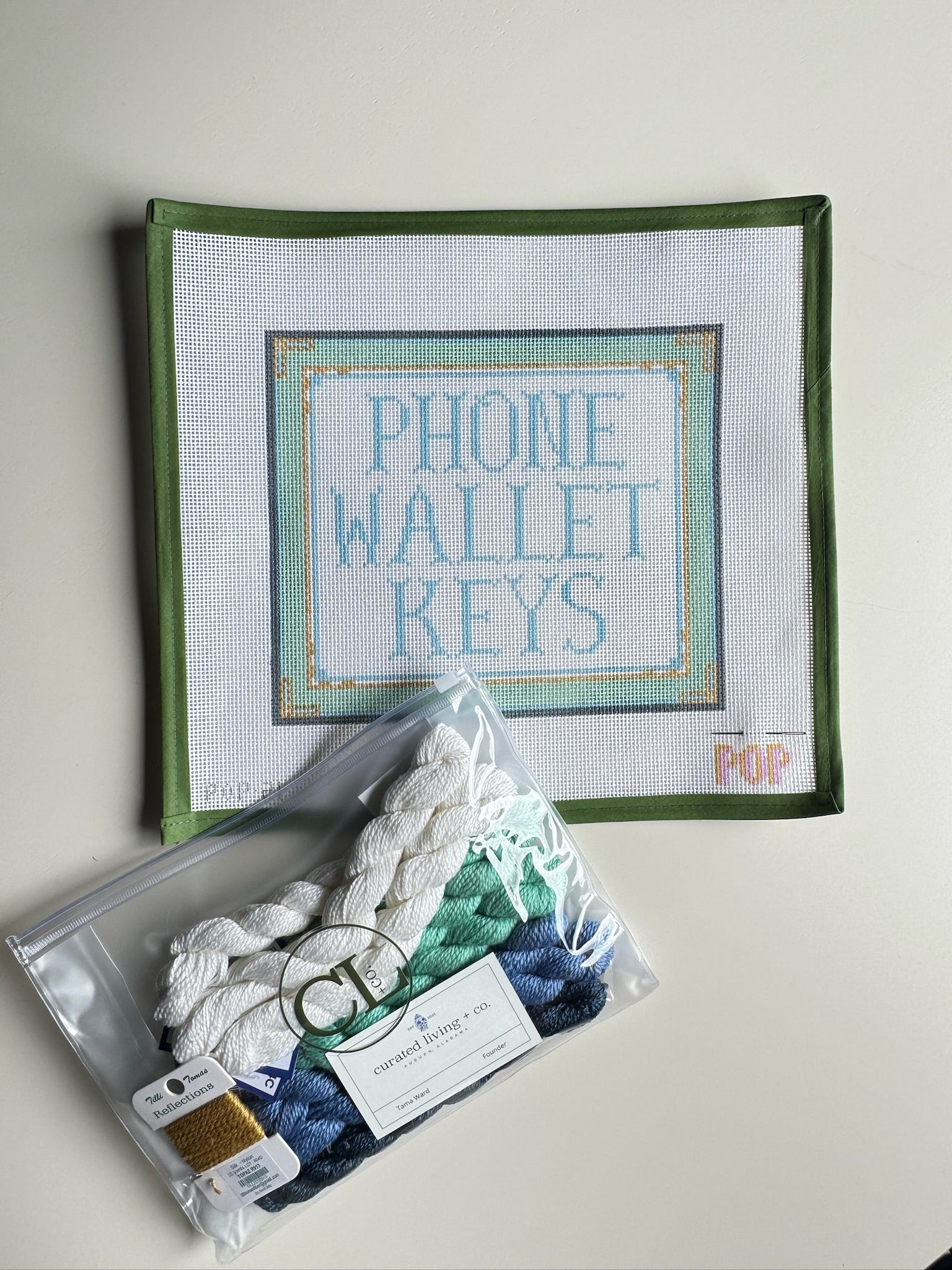 Phone Wallet Keys Canvas