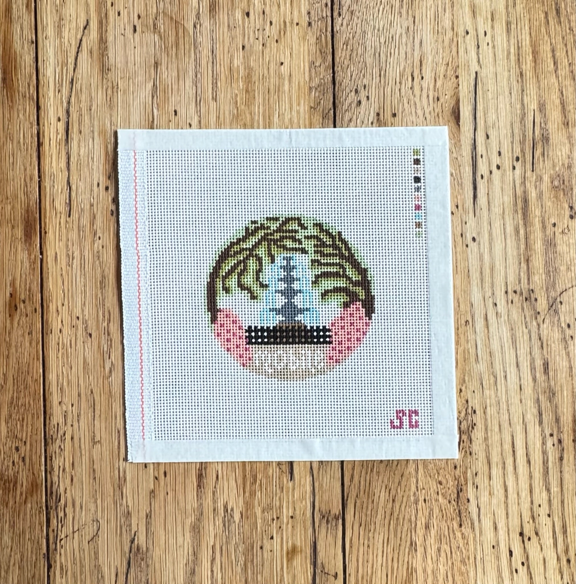 Mobile Bienville Square Fountain Round Canvas