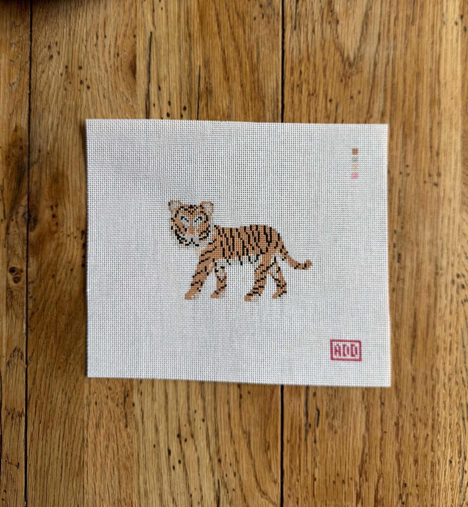 Anna Dugas Designs Tiger Canvas