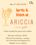Spritz and Stitch Event