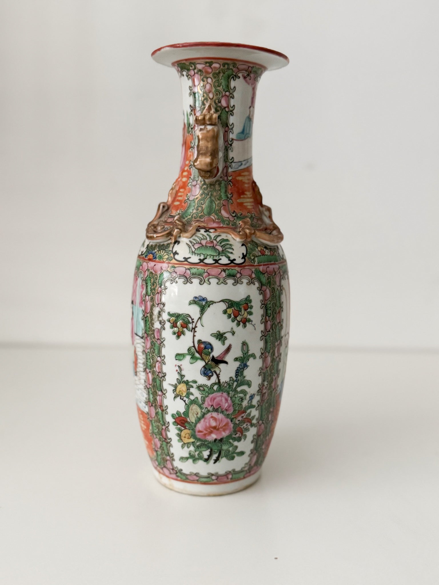 Antique Chinese Famille Rose Vase