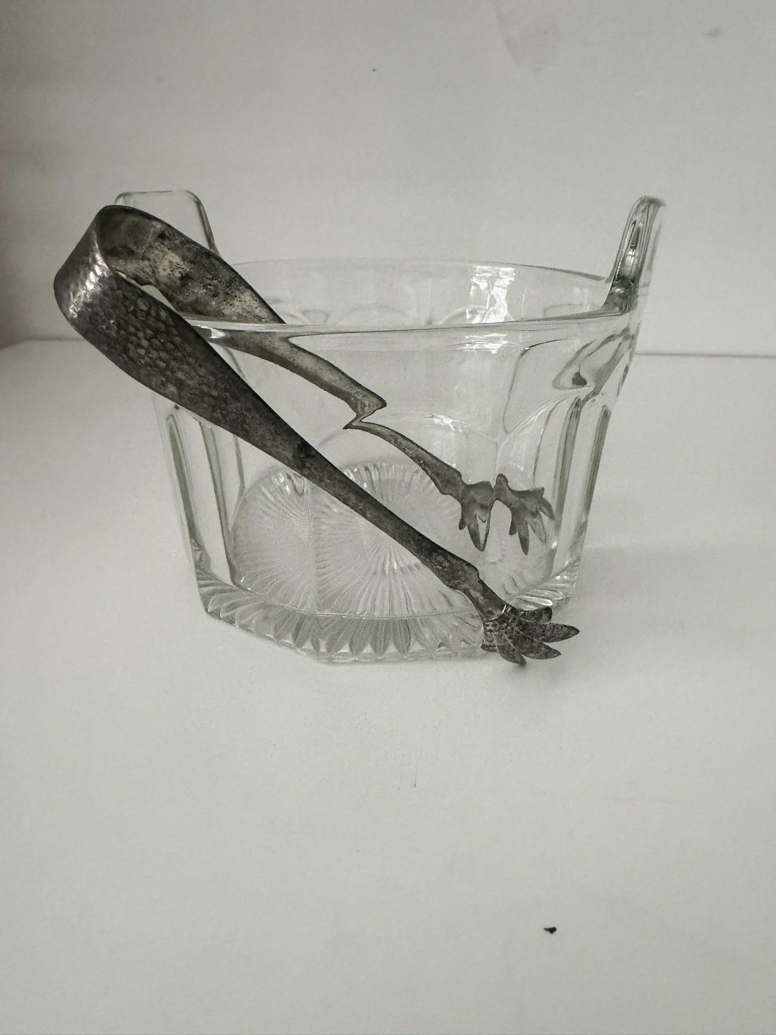 Antique Cut-Glass Wine Rinser