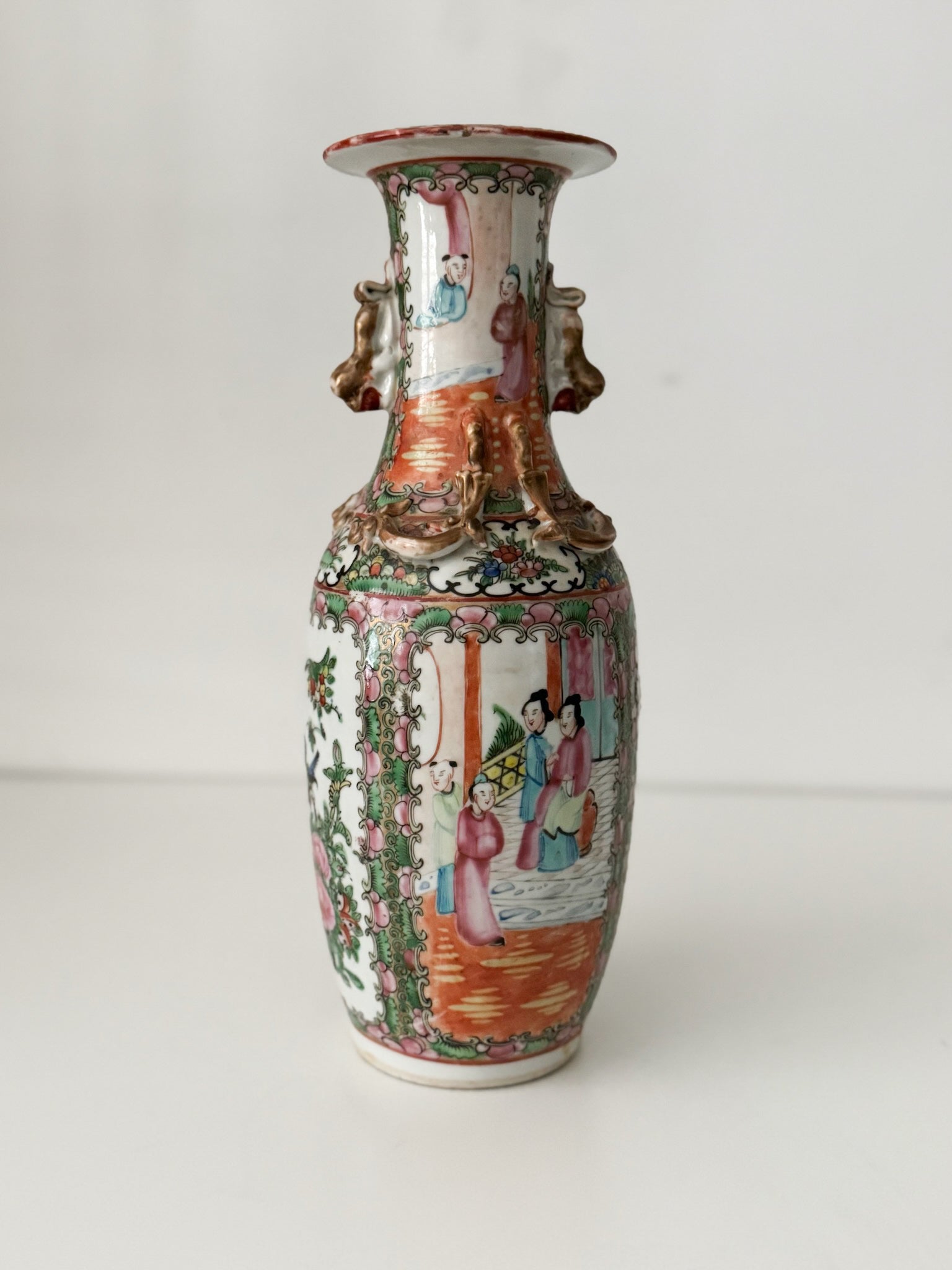 Antique Chinese Famille Rose Vase