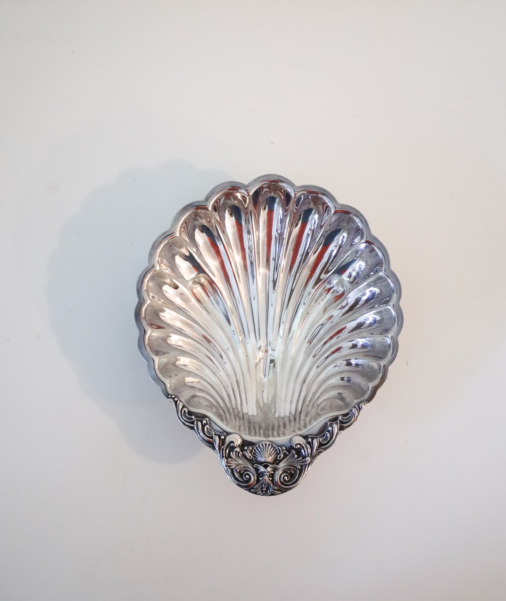 Vintage 1883 F.B. Rogers Silver Co. Clam Shell Serving Dish