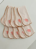 Vintage Pink Cloth Napkins (set of 10)