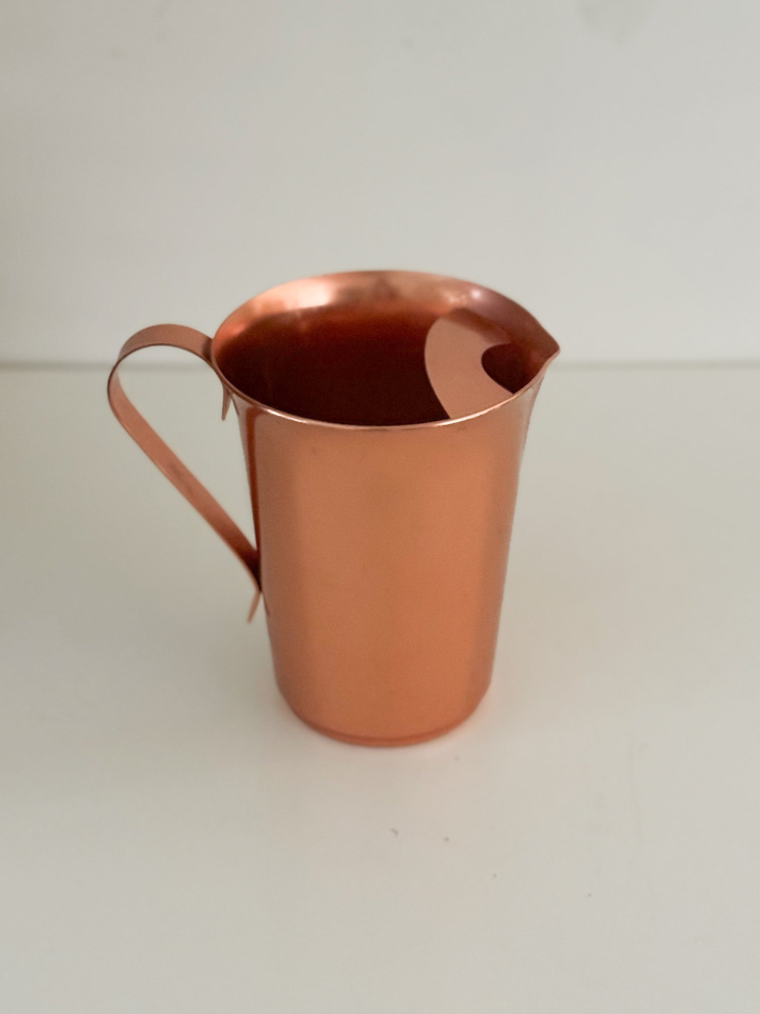 Vintage Color Craft Copper Pitcher