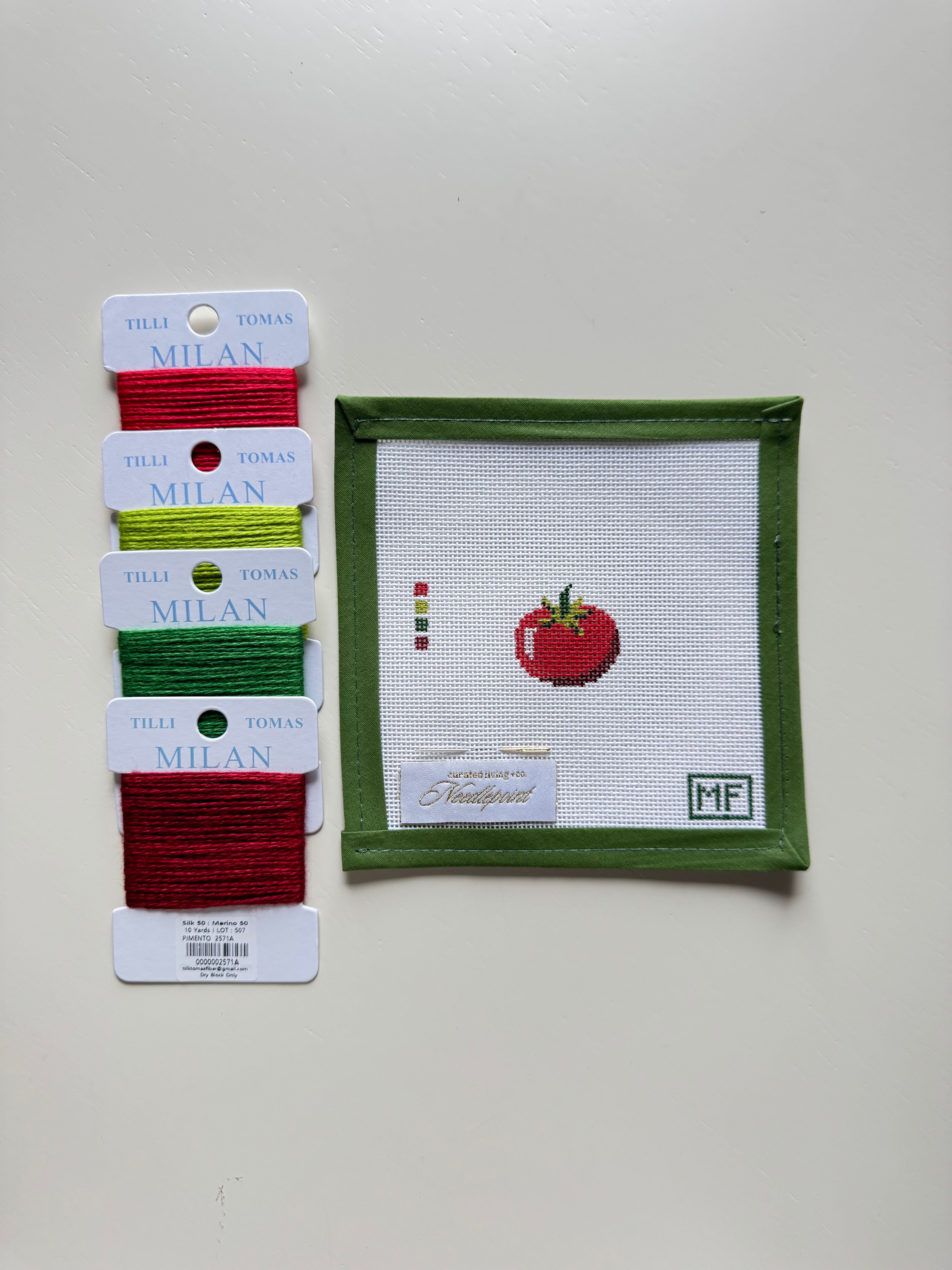 Mini Tomato Needlepoint Kit