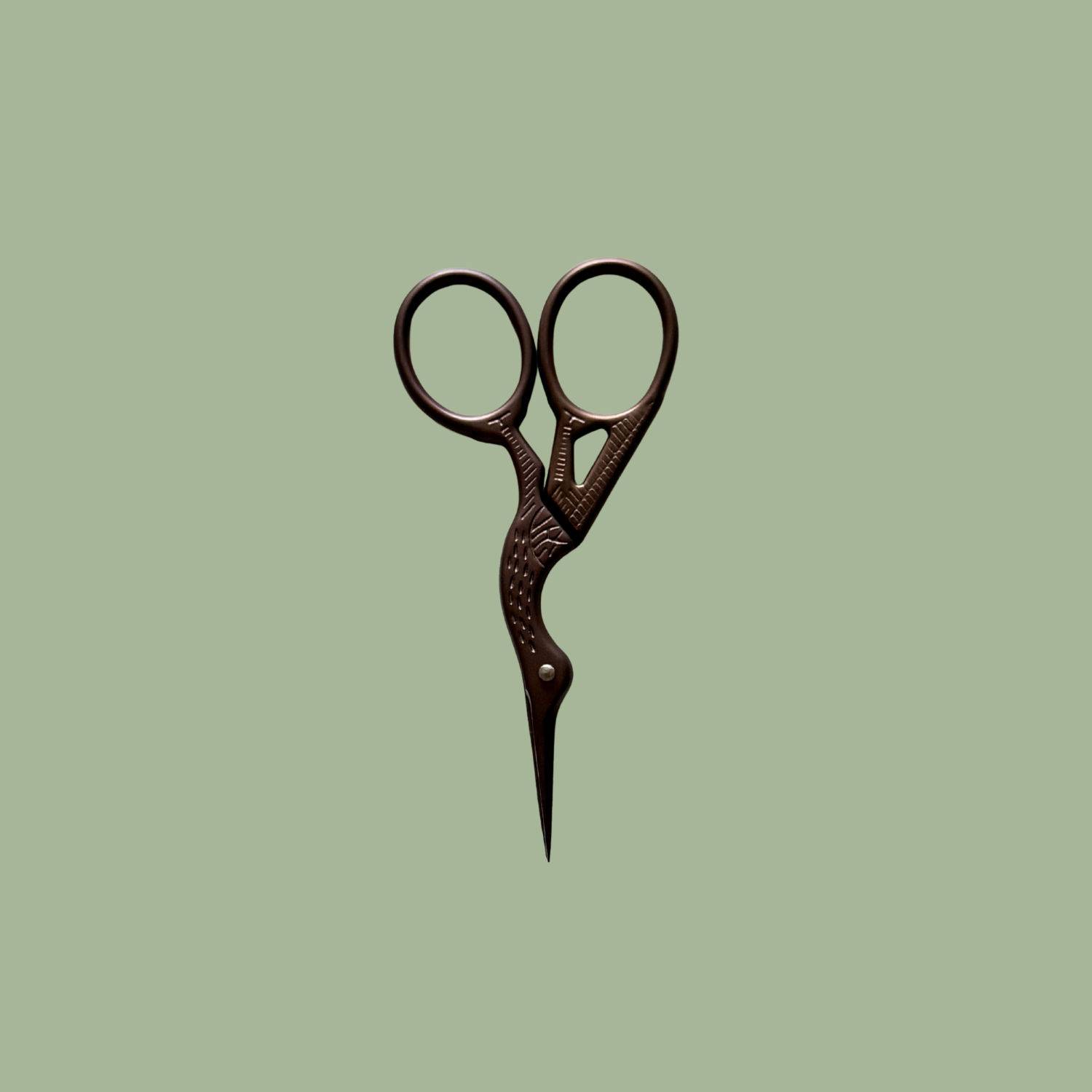 Stork Scissors (Brown)