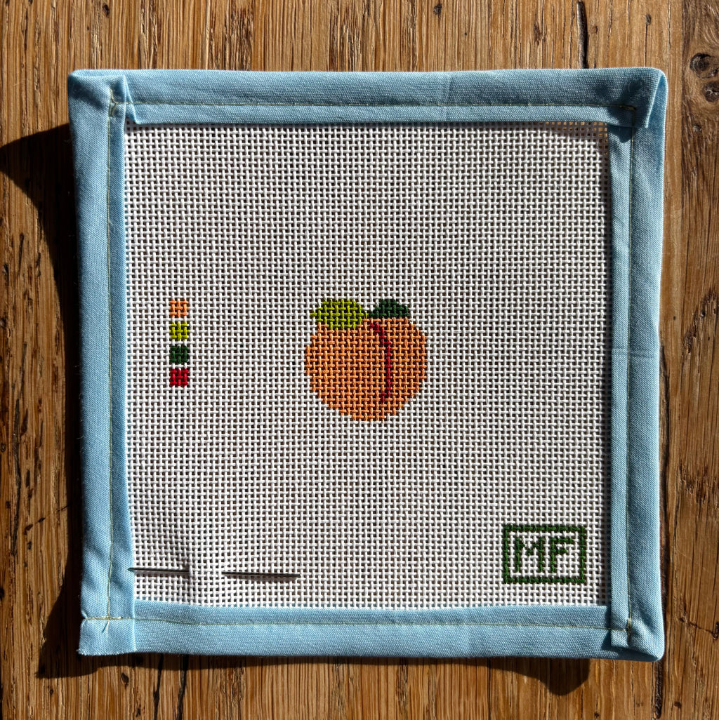 Peach Mini Needlepoint Kit