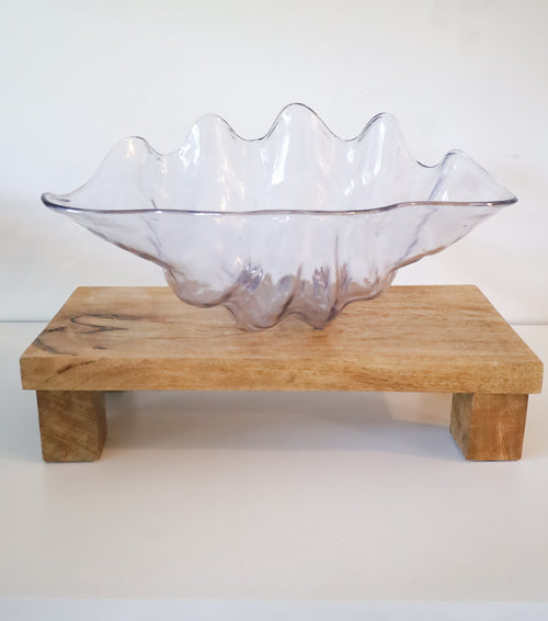 Carlisle Lucite Clam Shell Serving Bowl