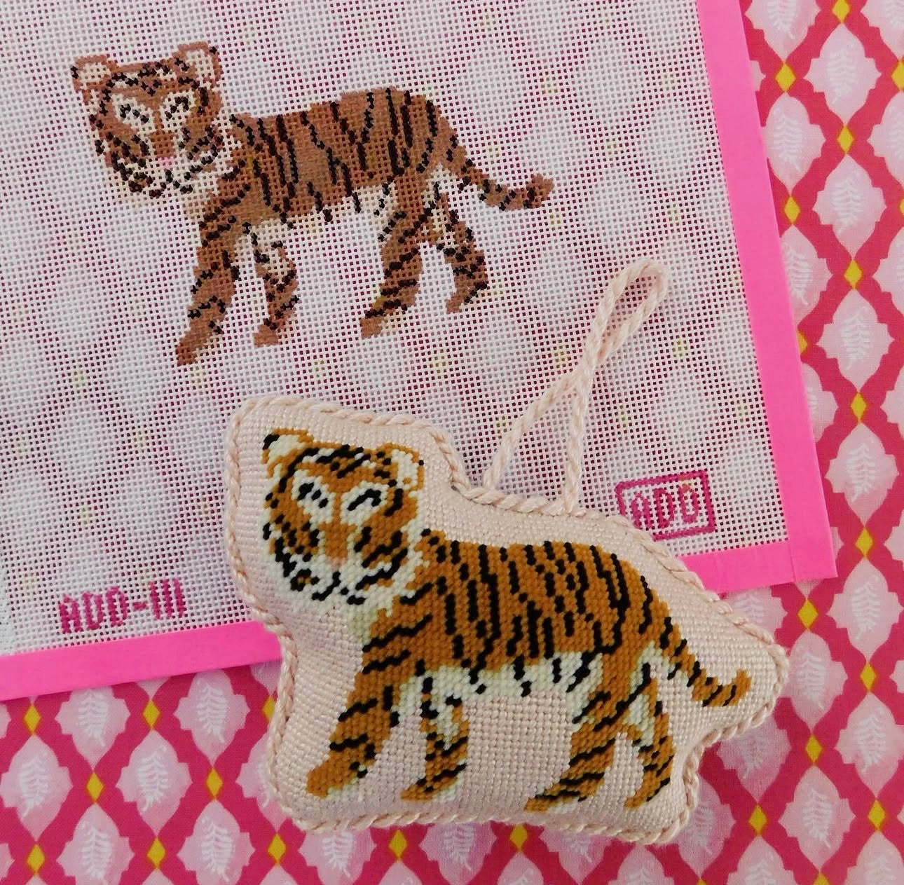 Anna Dugas Designs Tiger Canvas