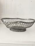 Vintage French Wire Bread Basket
