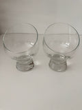 Pair of Vintage Kosta Boda Pippi Sniffing Glasses