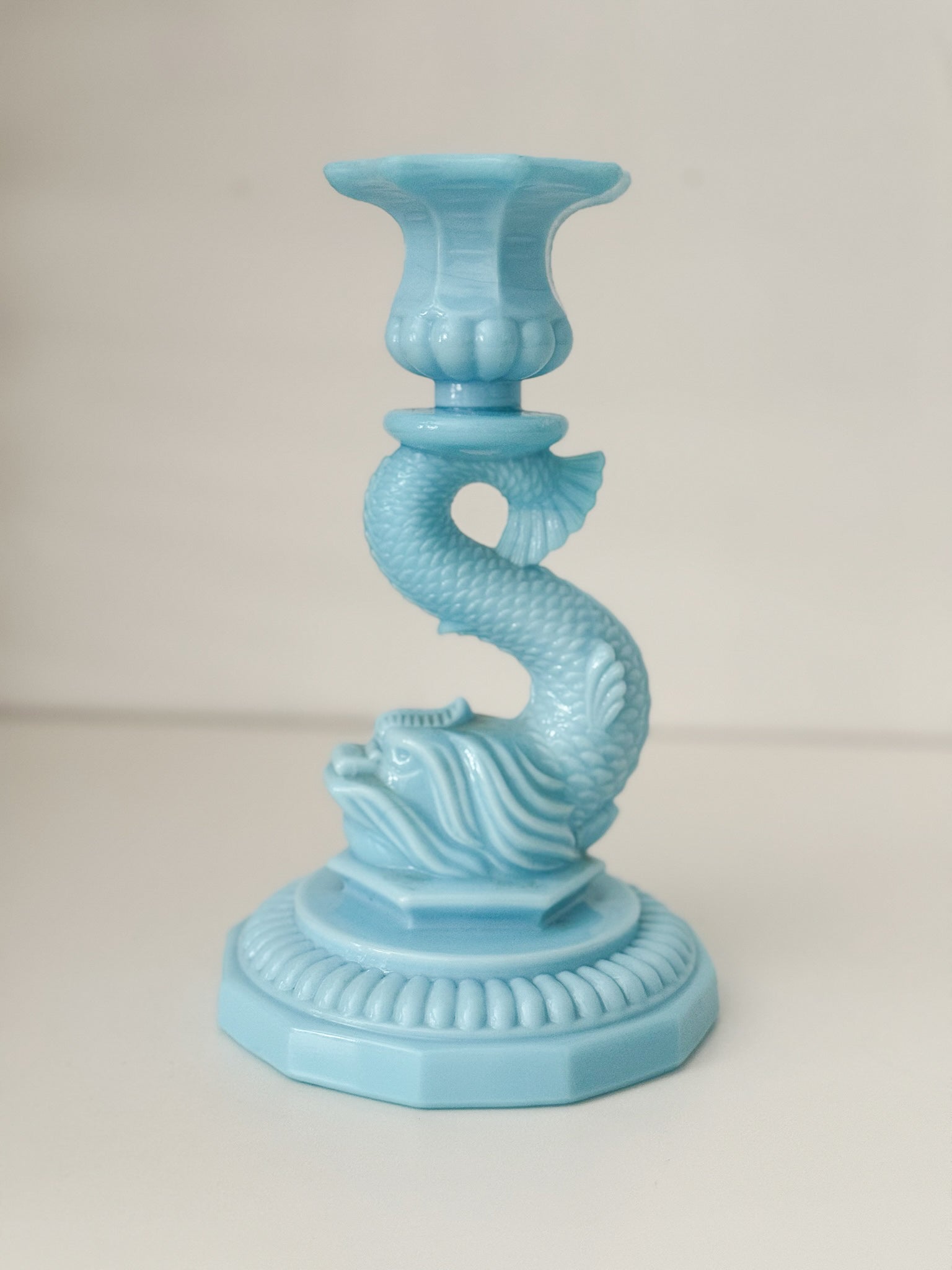 Antique Single Taper Candlestick Holder