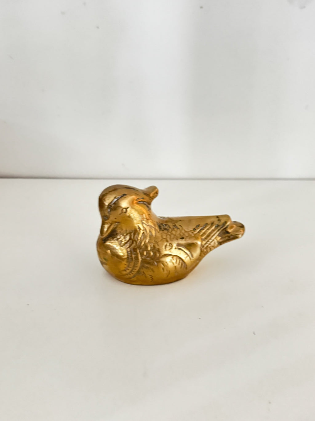 Vintage Brass Duck