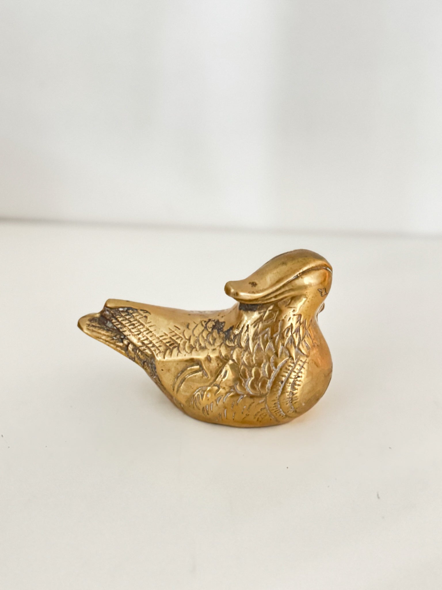 Vintage Brass Duck